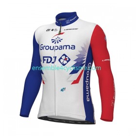 Maillot Cyclisme Manches Longues 2022 Groupama-FDJ N001